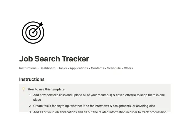 Job Search Tracker