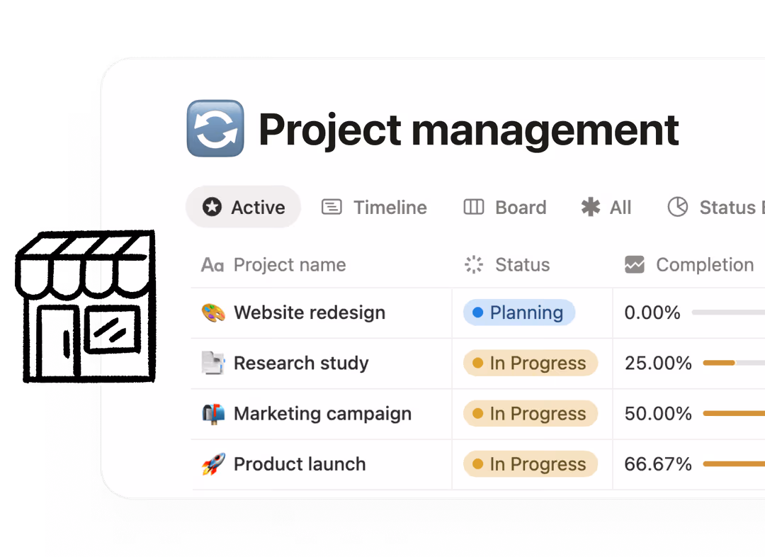 Template editorial illustration